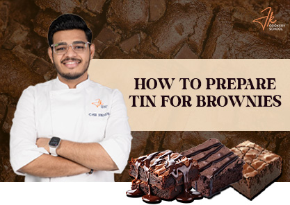 How to prepare brownie tin 