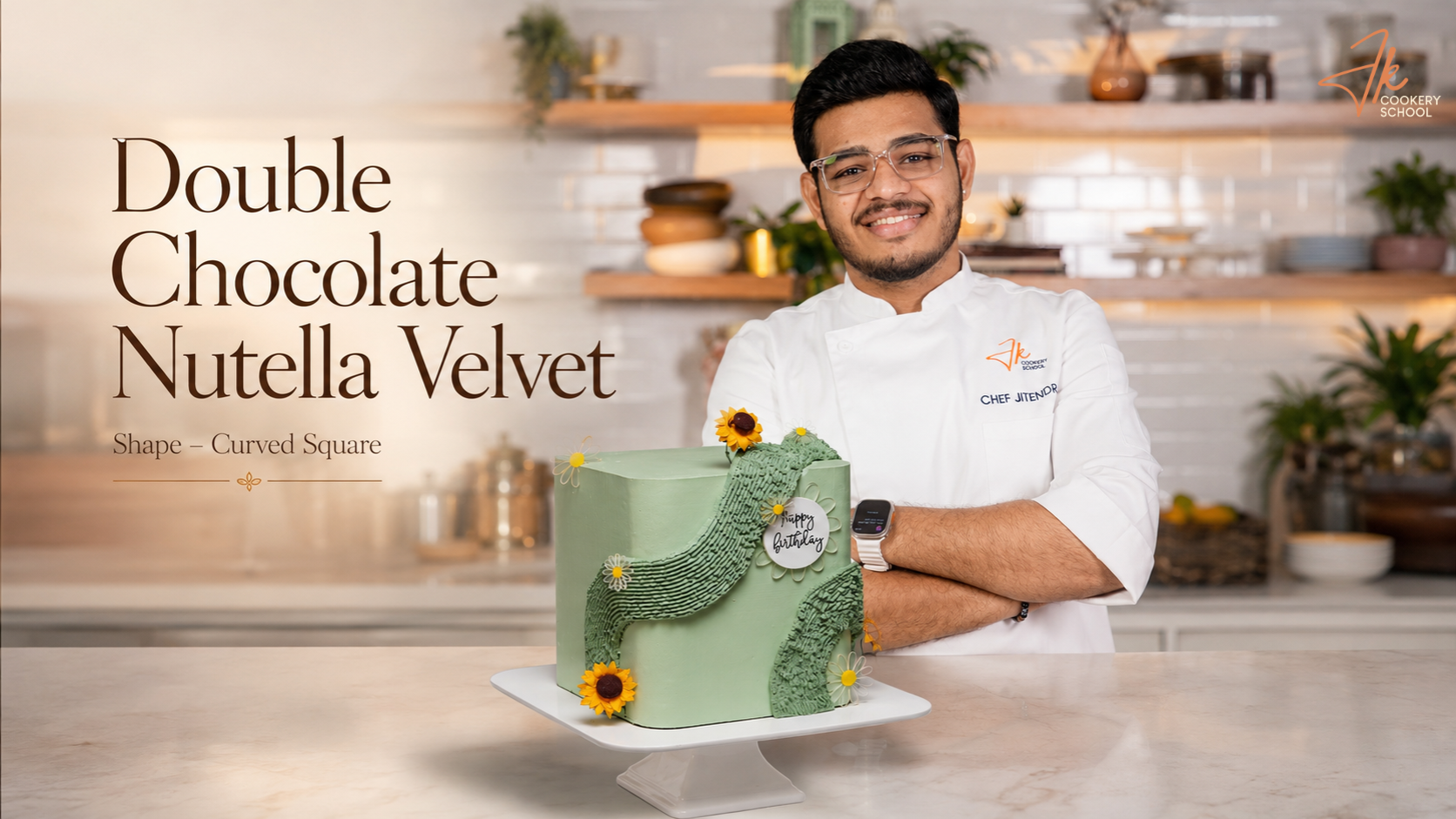 THE ART OF A PERFECT CURVED SQUARE CAKE